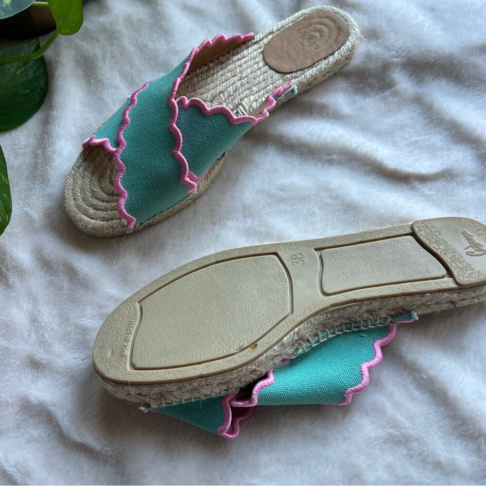 Castañer Puila Canvas Slide Sandals - Picture 7 of 10